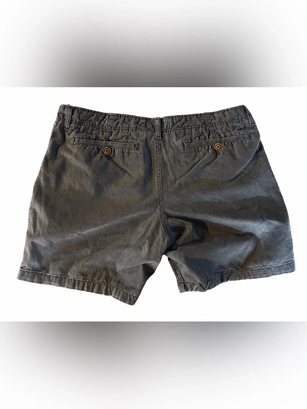 Red Camel 100% Cotton Men’s Navy Chino Shorts Size 36 Faded Preppy Casual